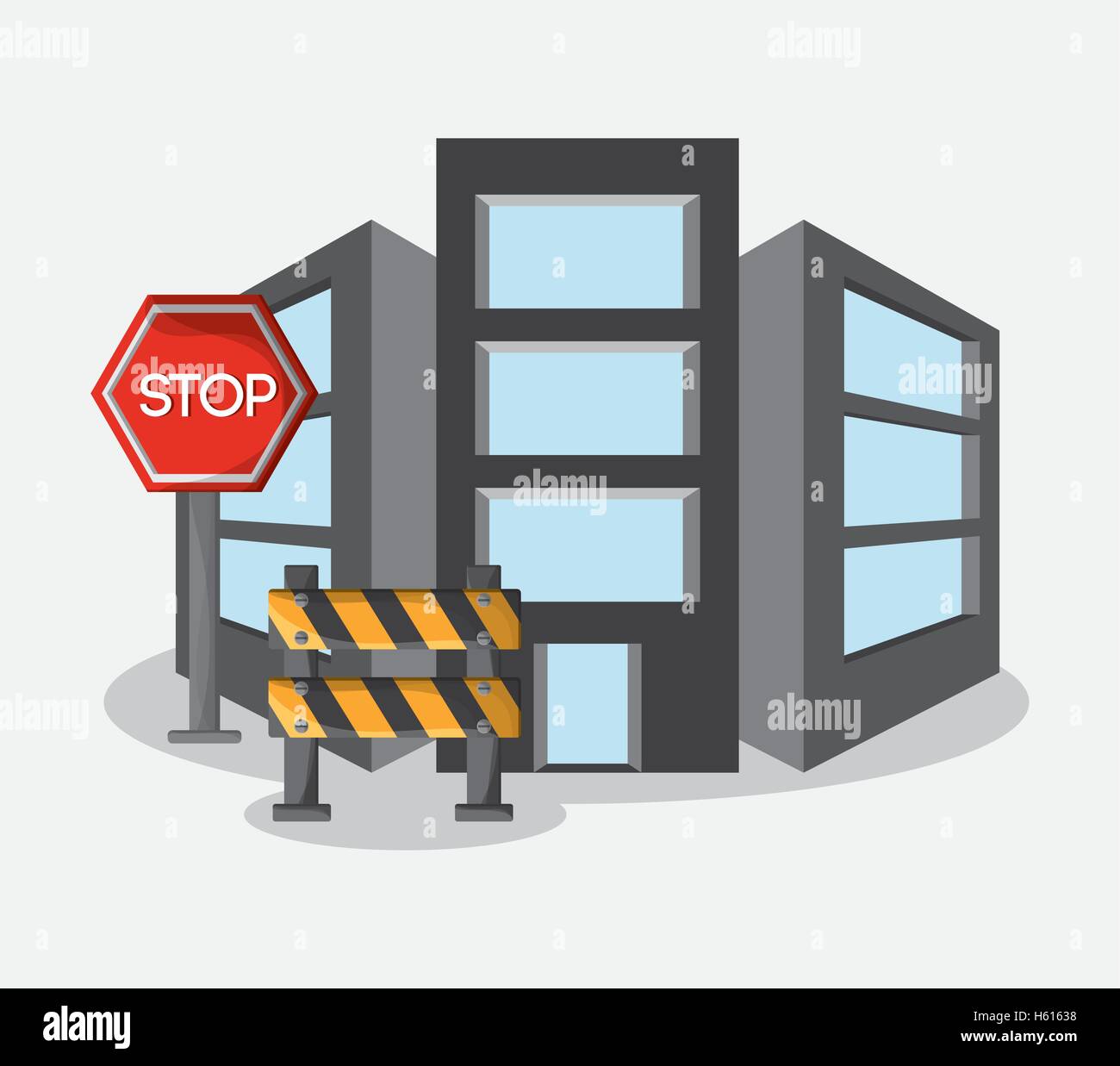 Barrier of under construction design Stock Vector Image & Art - Alamy