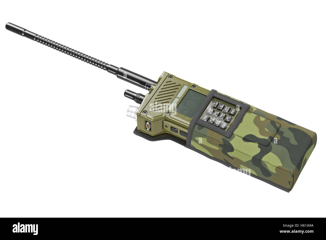 Military radio portable device Stock Photo Alamy