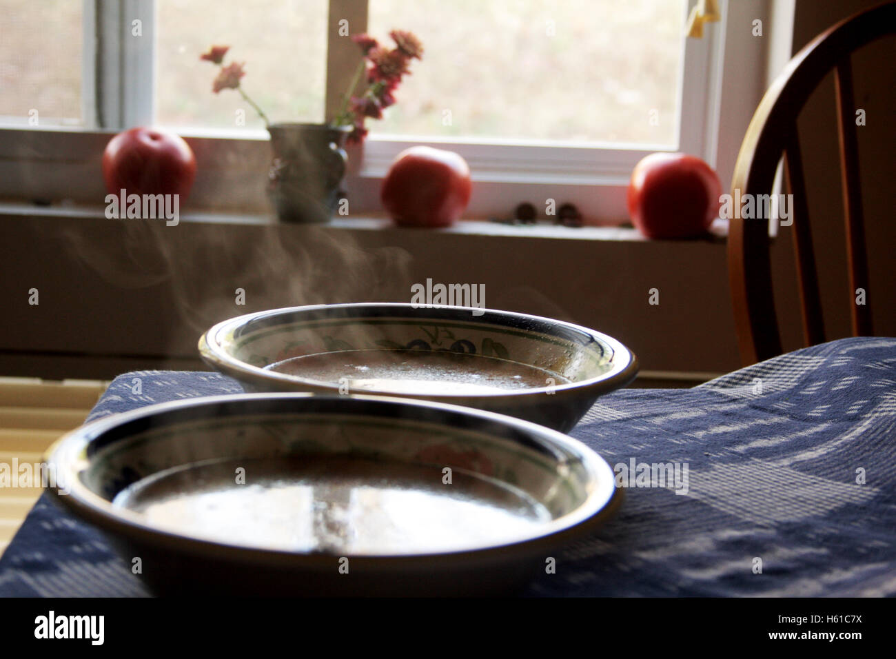 Two bowls of hot soup hires stock photography and images Alamy