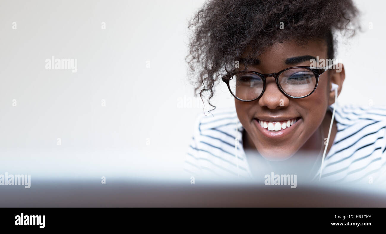 Candid close up young woman hi-res stock photography and images - Alamy