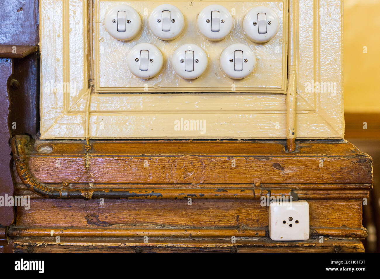 Old Electric Switches High Resolution Stock Photography and Images - Alamy