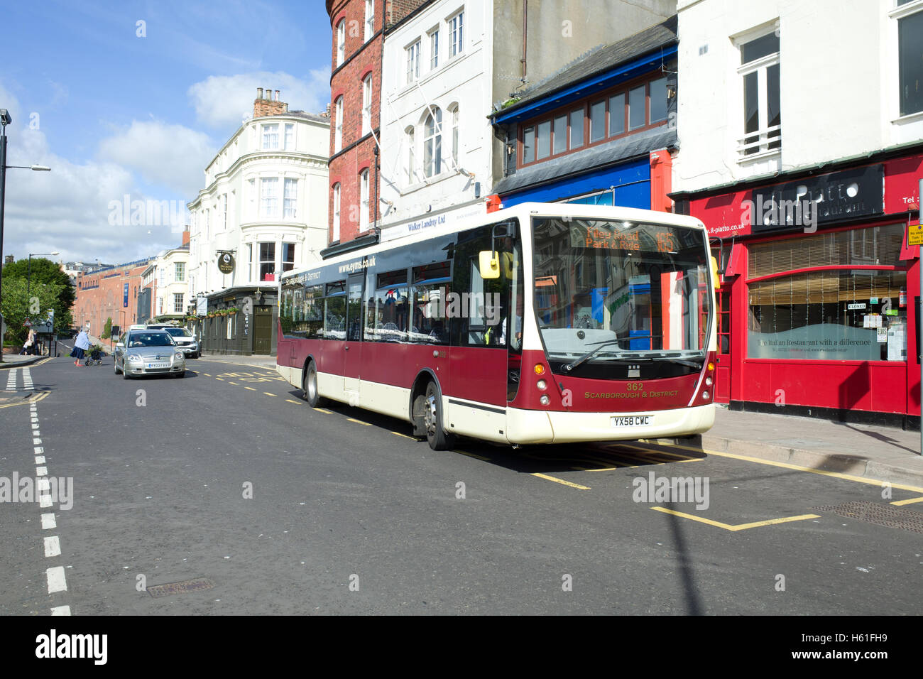 single-deck-bus-scarborough-north-yorkshire-uk-stock-photo-alamy