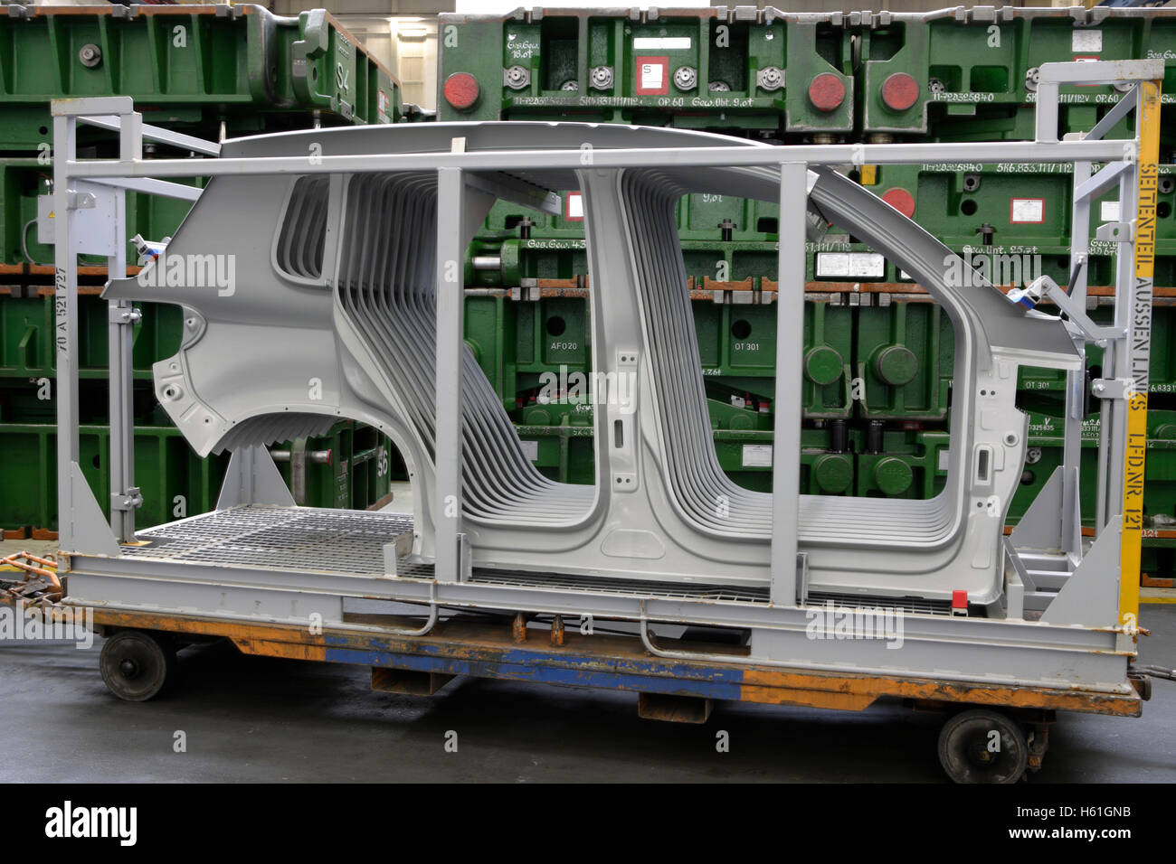 Golf car production VW plant in Wolfsburg Lower Saxony Stock Photo