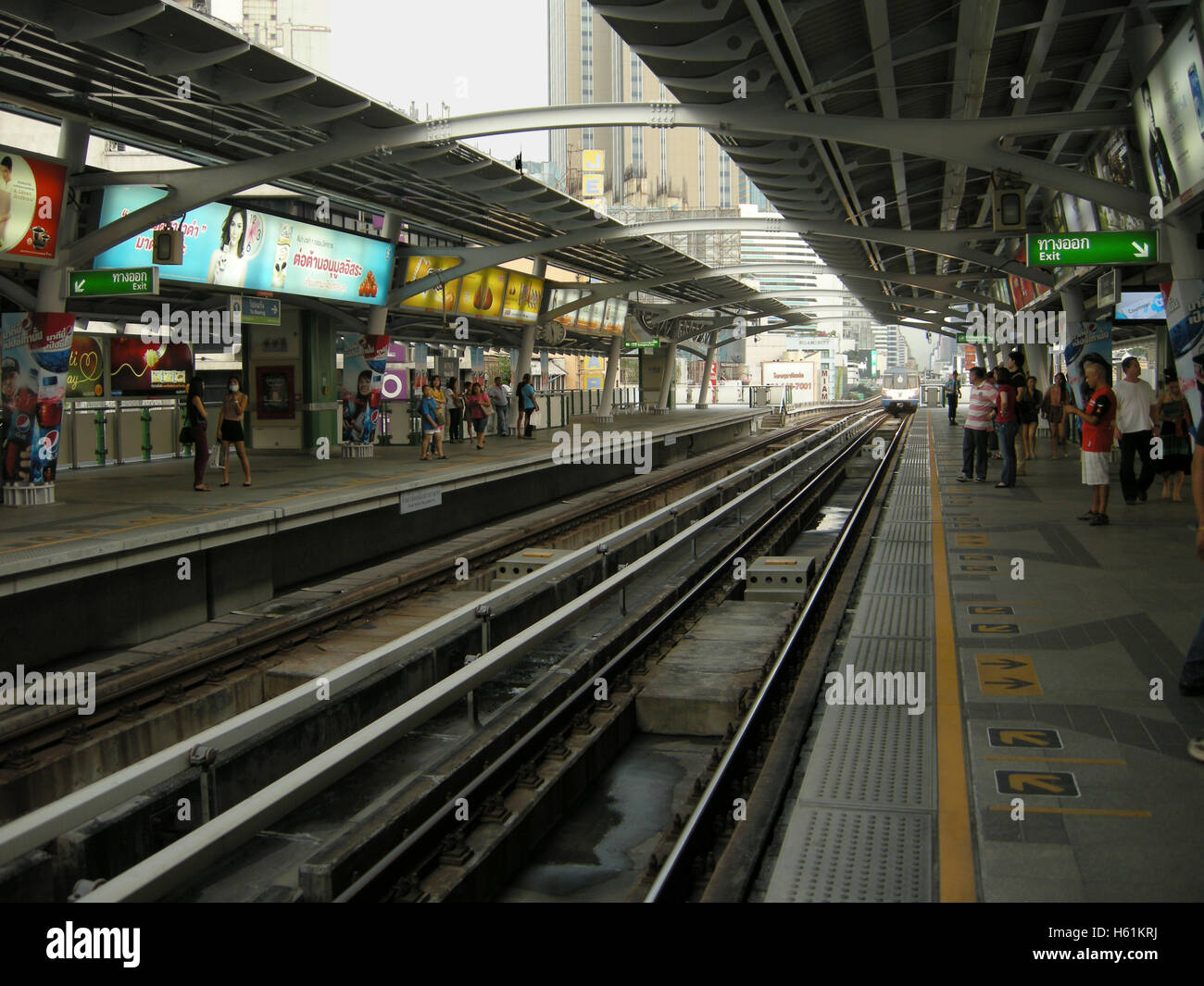 Bangkok Skytrain Station Stock Photo Alamy Bangkok Skytrain Station Stock Photo Alamy