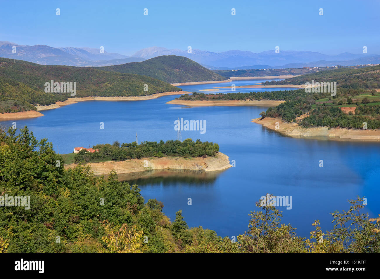 Valley of Drim river in Macedonia Stock Photo - Alamy