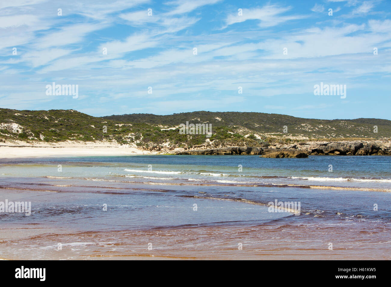 Hanson Bay on the south coast of Kangaroo island, australia's third largest island,South Australia Stock Photo