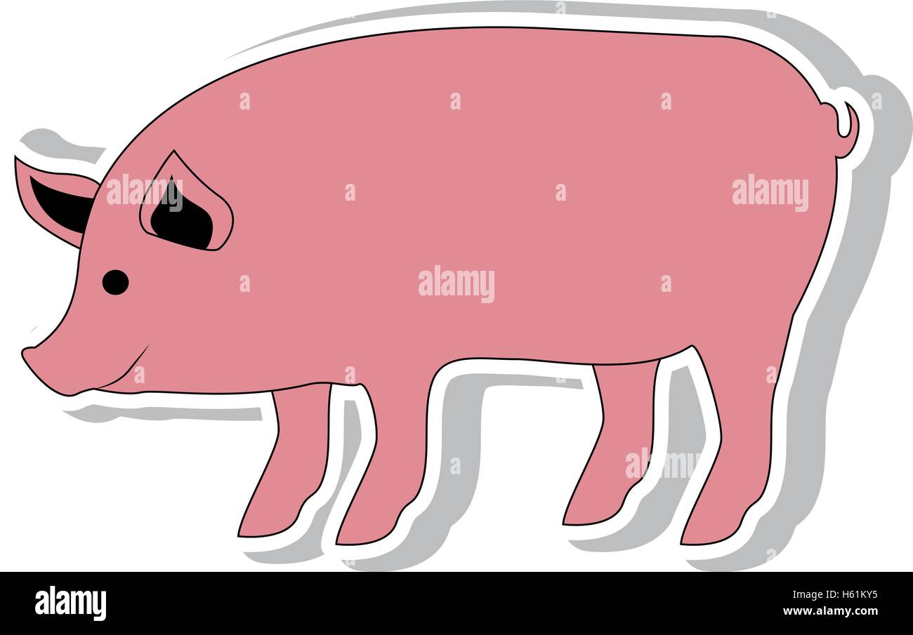 pig animal icon Stock Vector Image & Art - Alamy