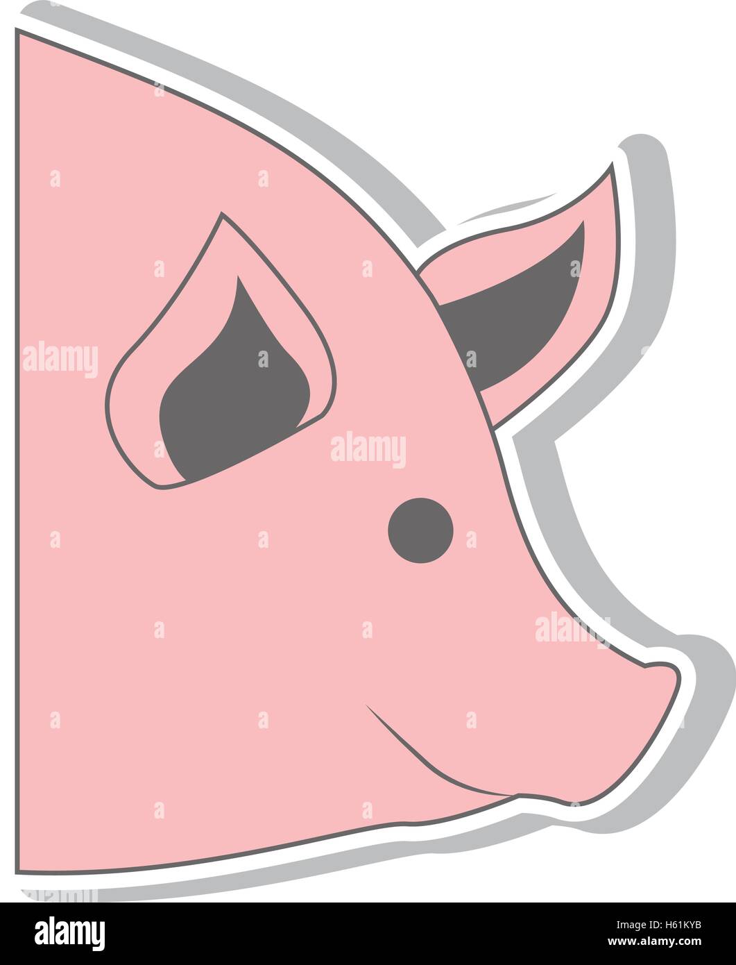 pig animal icon Stock Vector Image & Art - Alamy