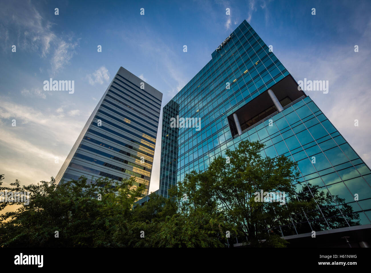 Modern buildings in Columbia, South Carolina Stock Photo Alamy