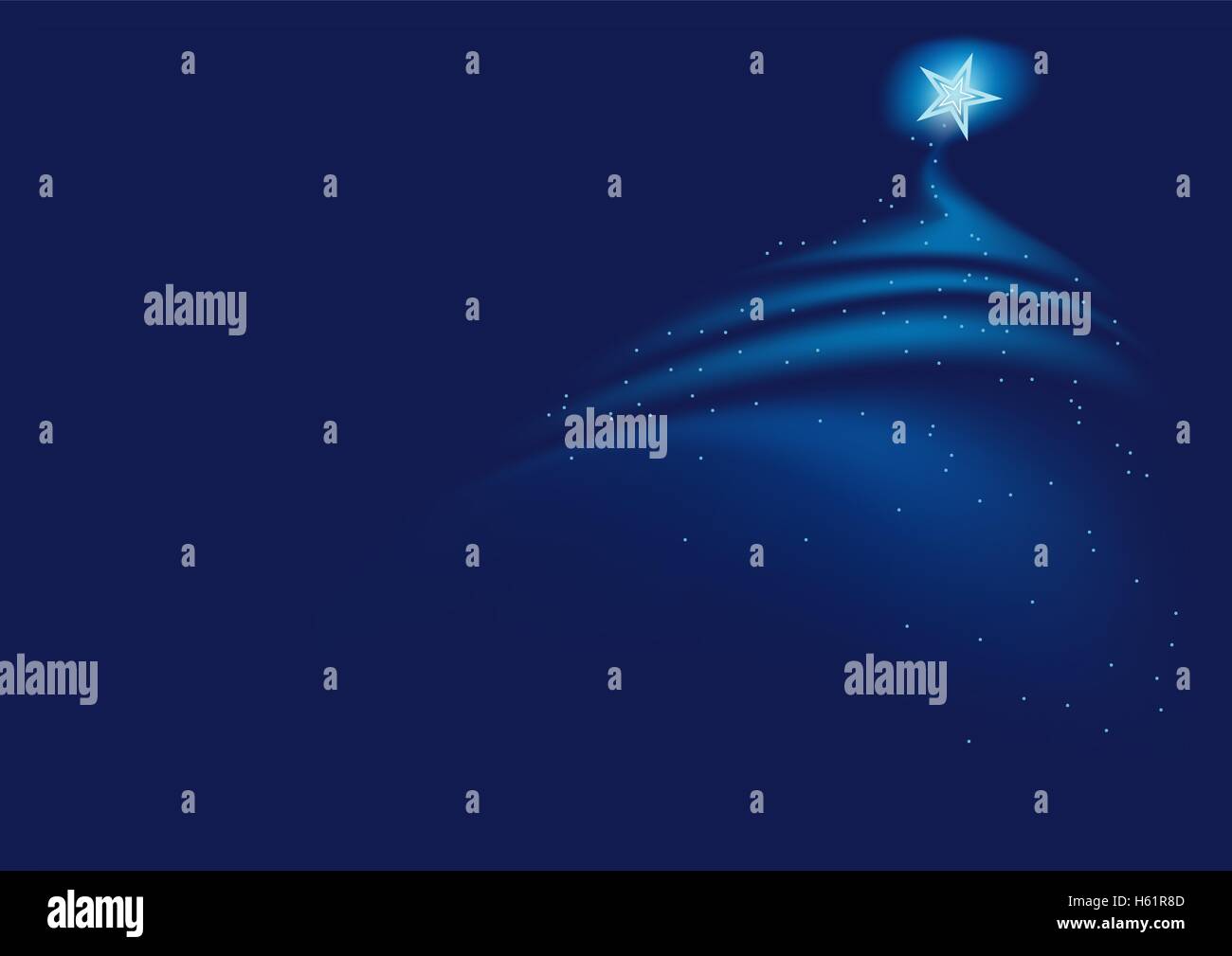 Blue Abstract Christmas Tree Stock Vector Image & Art - Alamy