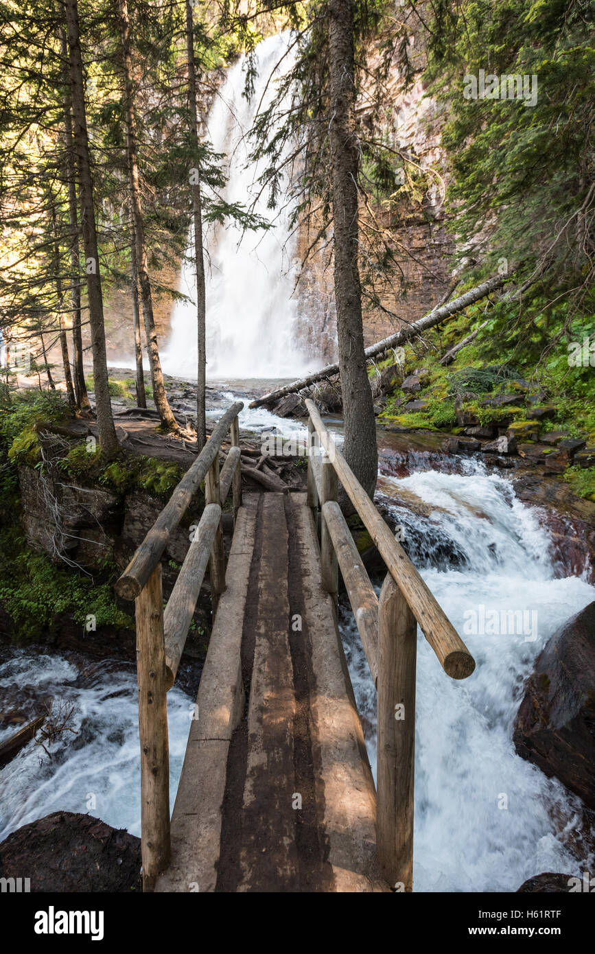 Virginia falls glacier national park hi-res stock photography and ...