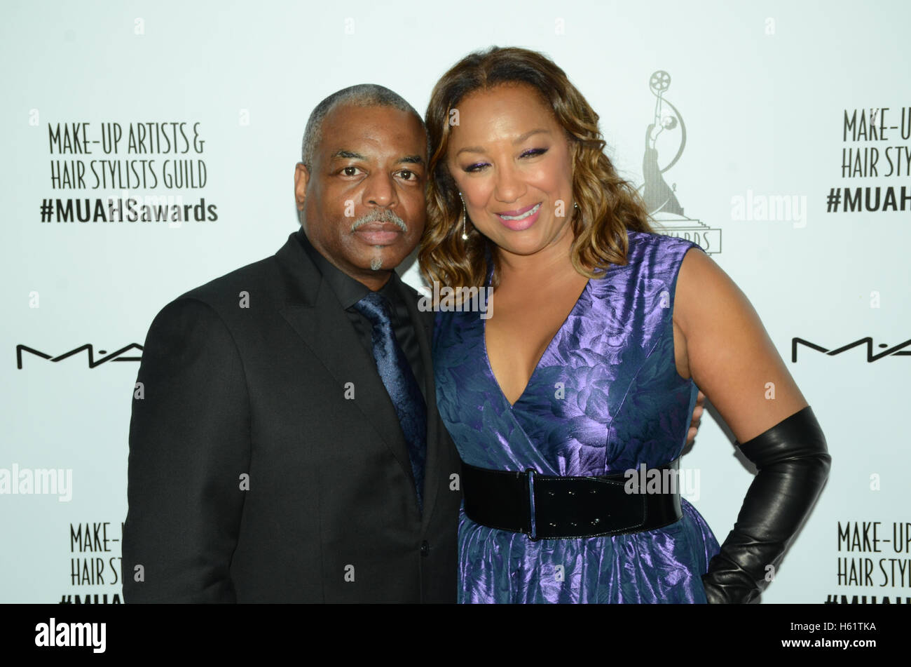 Levar burton and wife stephanie High Resolution Stock Photography and