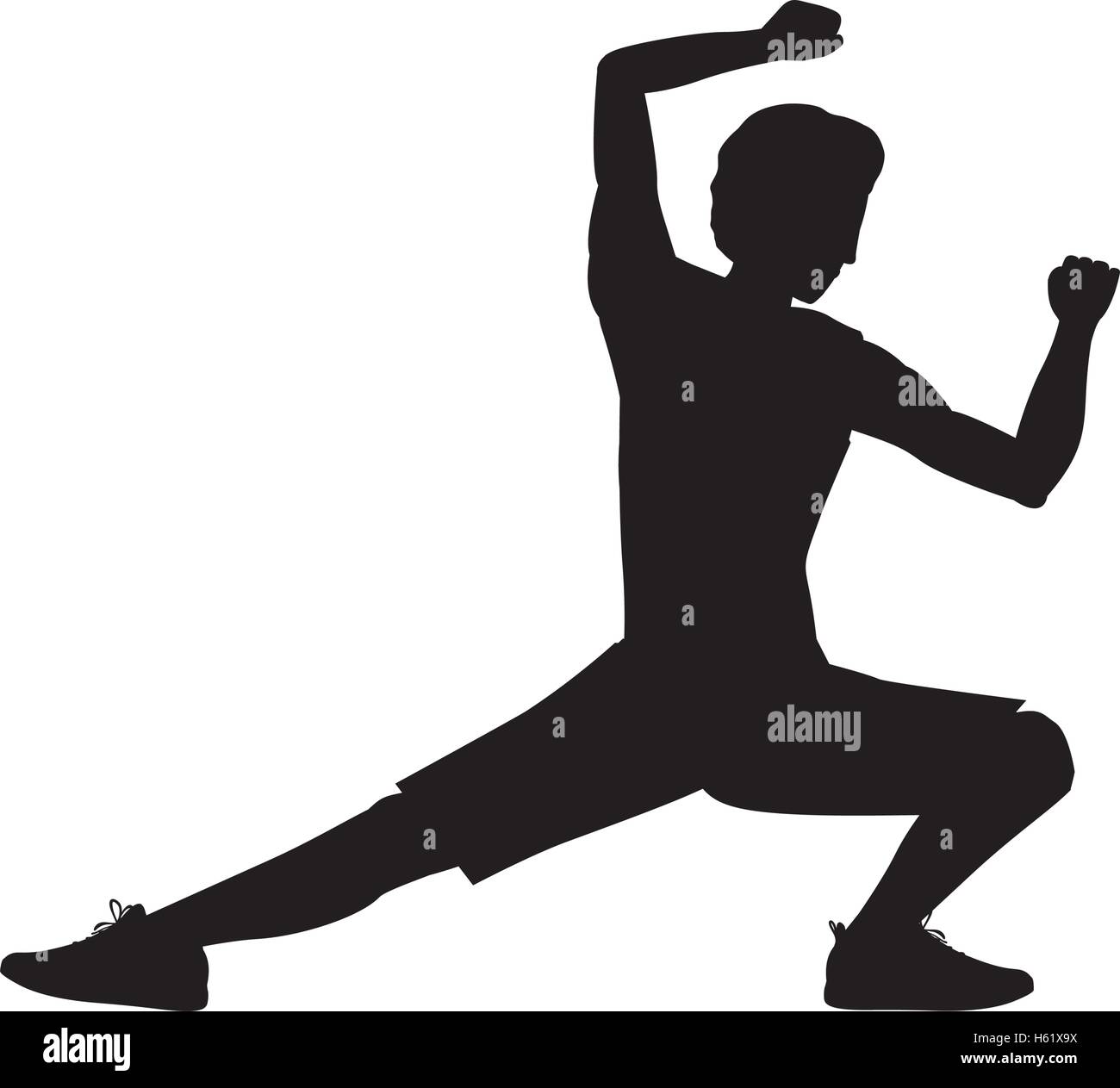 Kick down Cut Out Stock Images Pictures Alamy