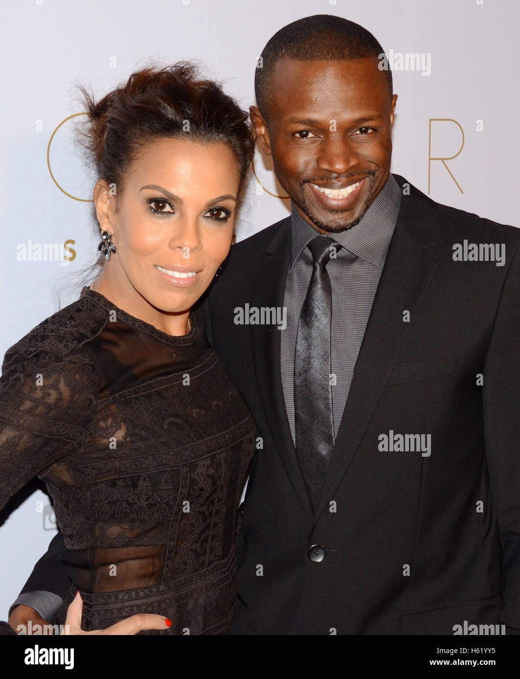 Sean Patrick Thomas and Aonika Laurent Thomas arrives at the Oscar