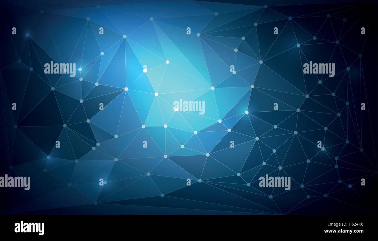 Vector abstract technology background with polygonal texture. Elements ...