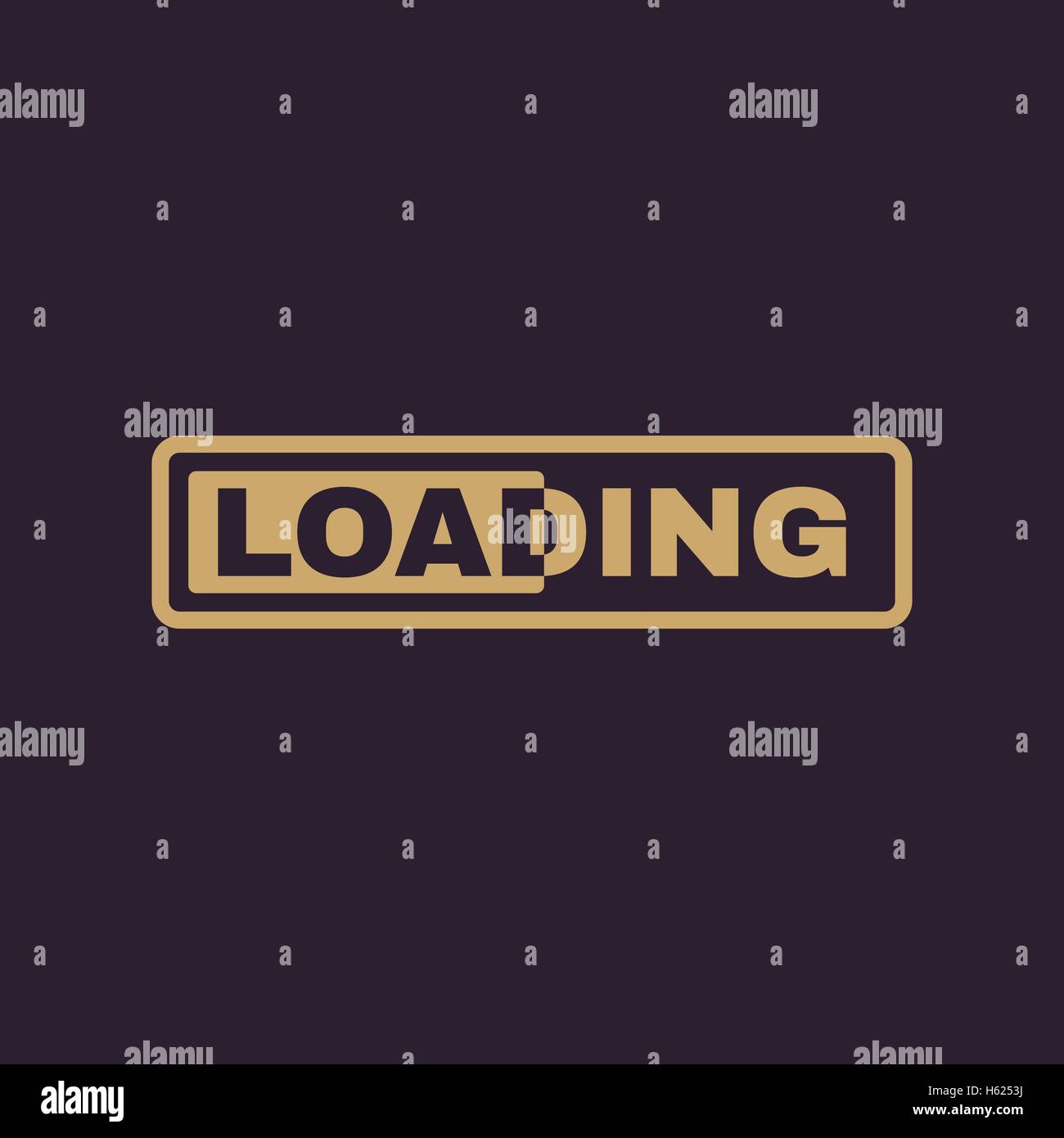 The loading icon. preloader symbol. Flat Stock Vector Image & Art - Alamy