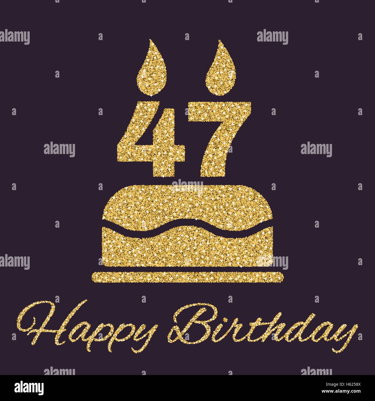 47 Birthday Cake High Resolution Stock Photography and Images - Alamy