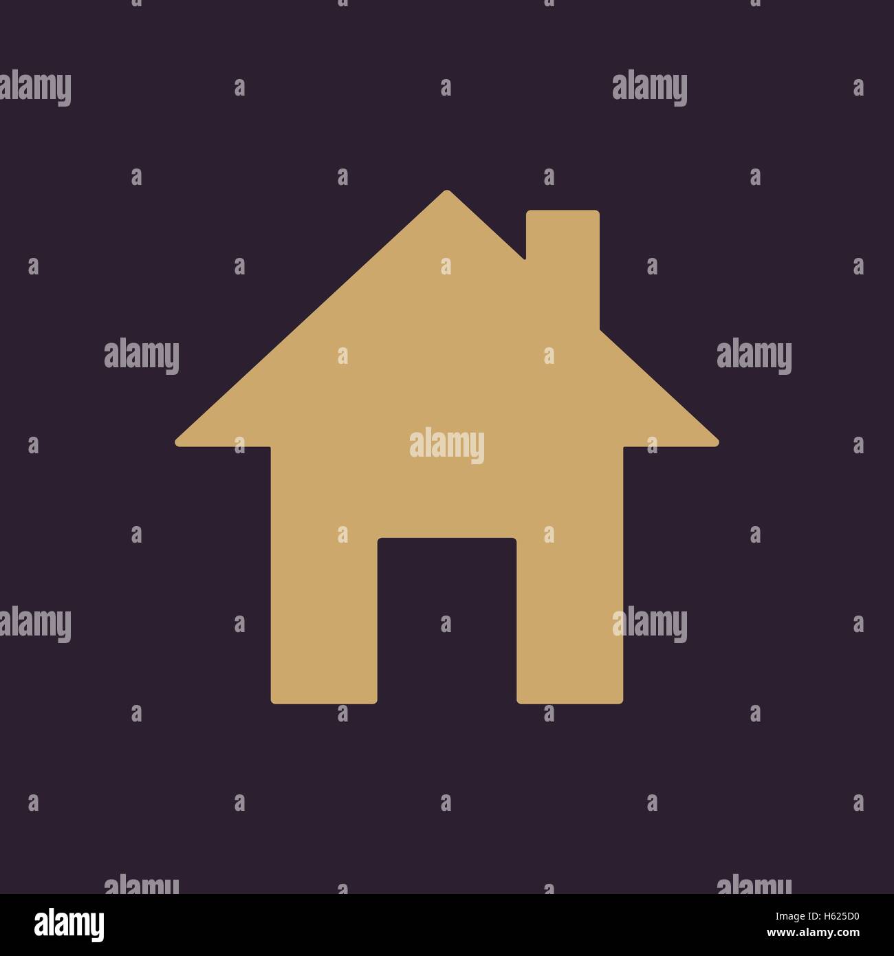 The home icon. House symbol. Flat Stock Vector Image & Art - Alamy