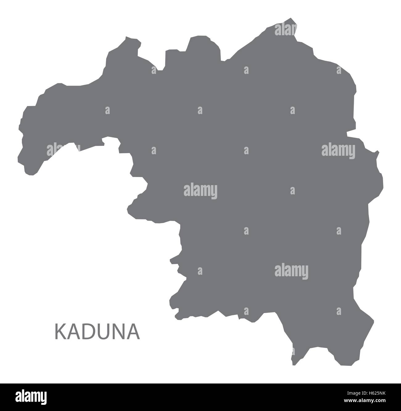 Map Of Kaduna State Map Of Kaduna Nigeria High Resolution Stock Photography And Images - Alamy