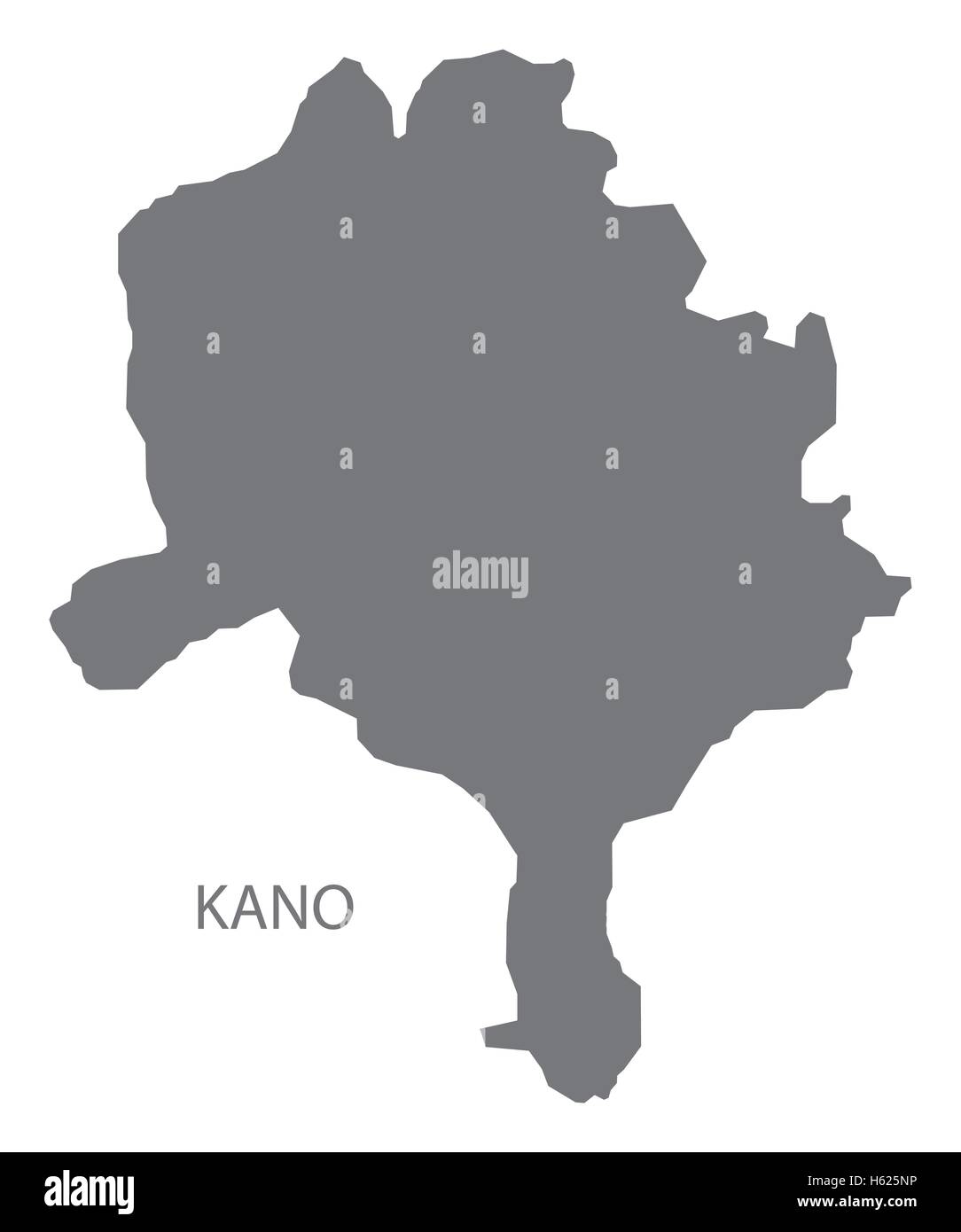 Map Of Kano State Nigeria Kano State Stock Vector Images - Alamy