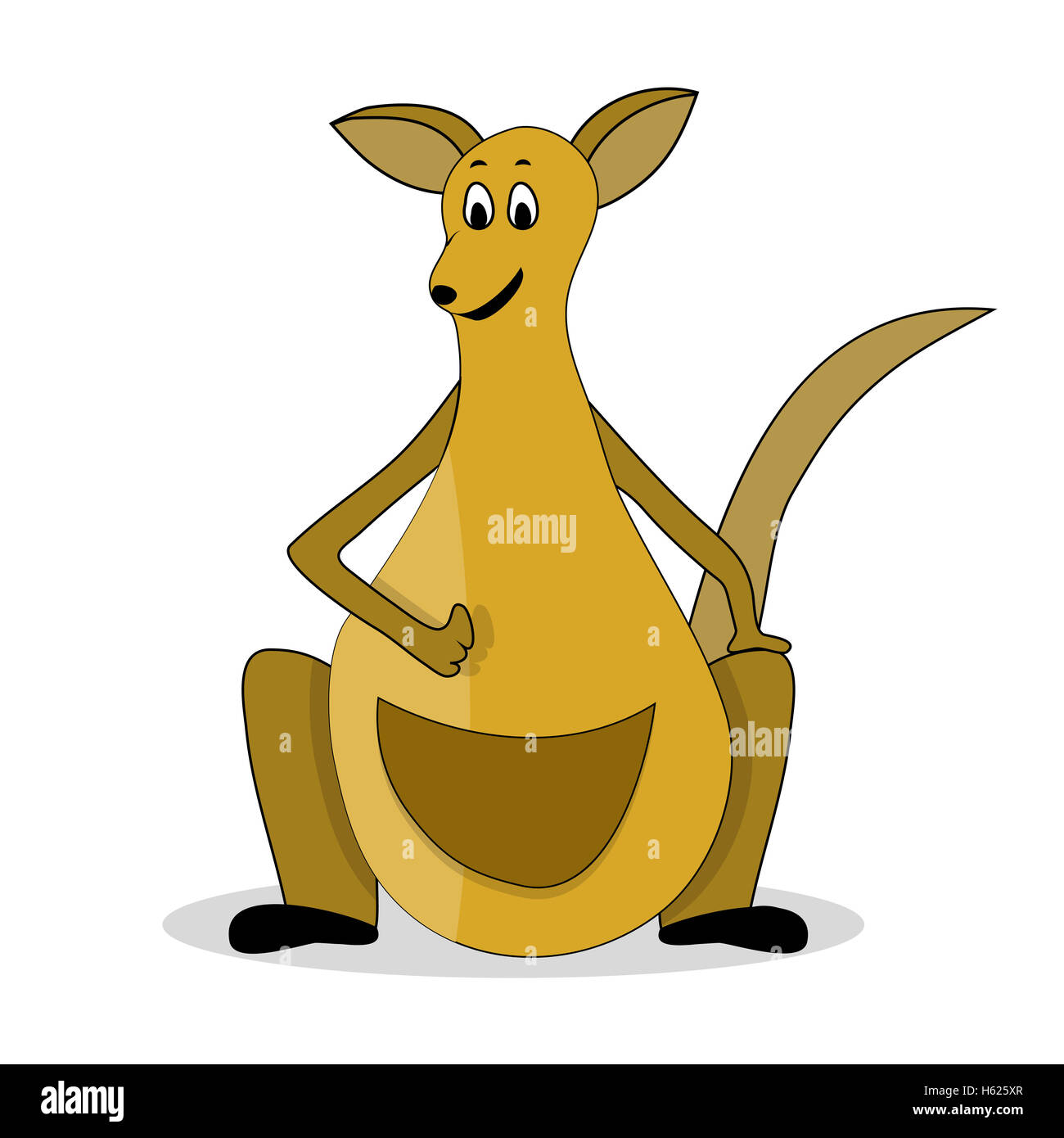 Kangaroo vector hi-res stock photography and images - Alamy