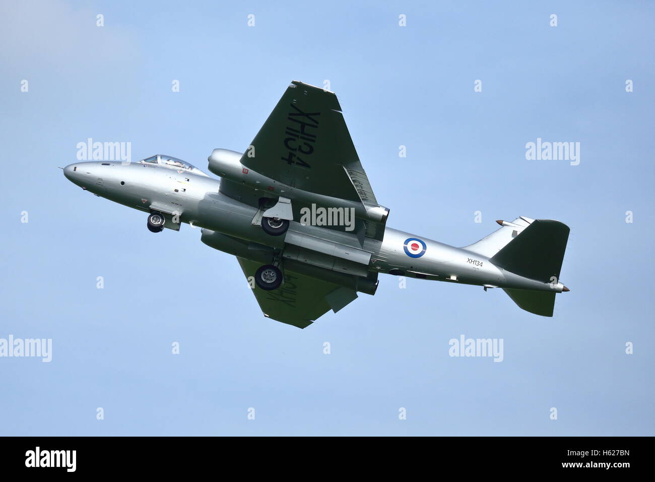 Midair Squadron English Electric Canberra PR9 XH134 at Abingdon Air & Country Show 2014 Stock Photo