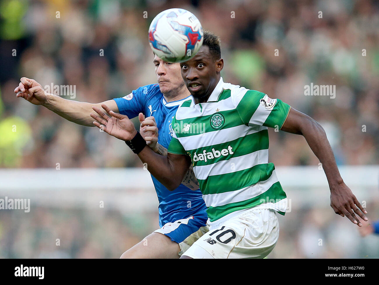 Celtic's Moussa Dembele in action during the Betfred Cup, Semi Final match at Hampden Park, Glasgow. Stock Photo