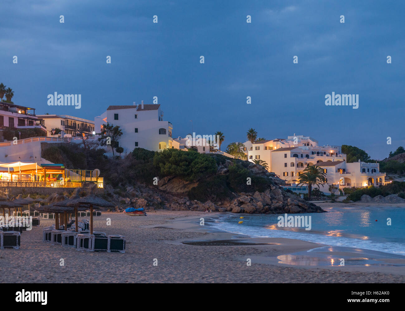 Arenal d'en Castell in Menorca, Balearic Islands Stock Photo - Alamy