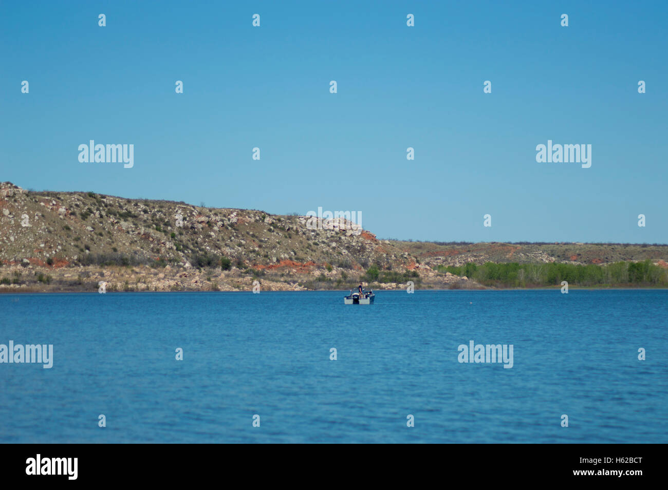 lake meredith boat Stock Photo Alamy