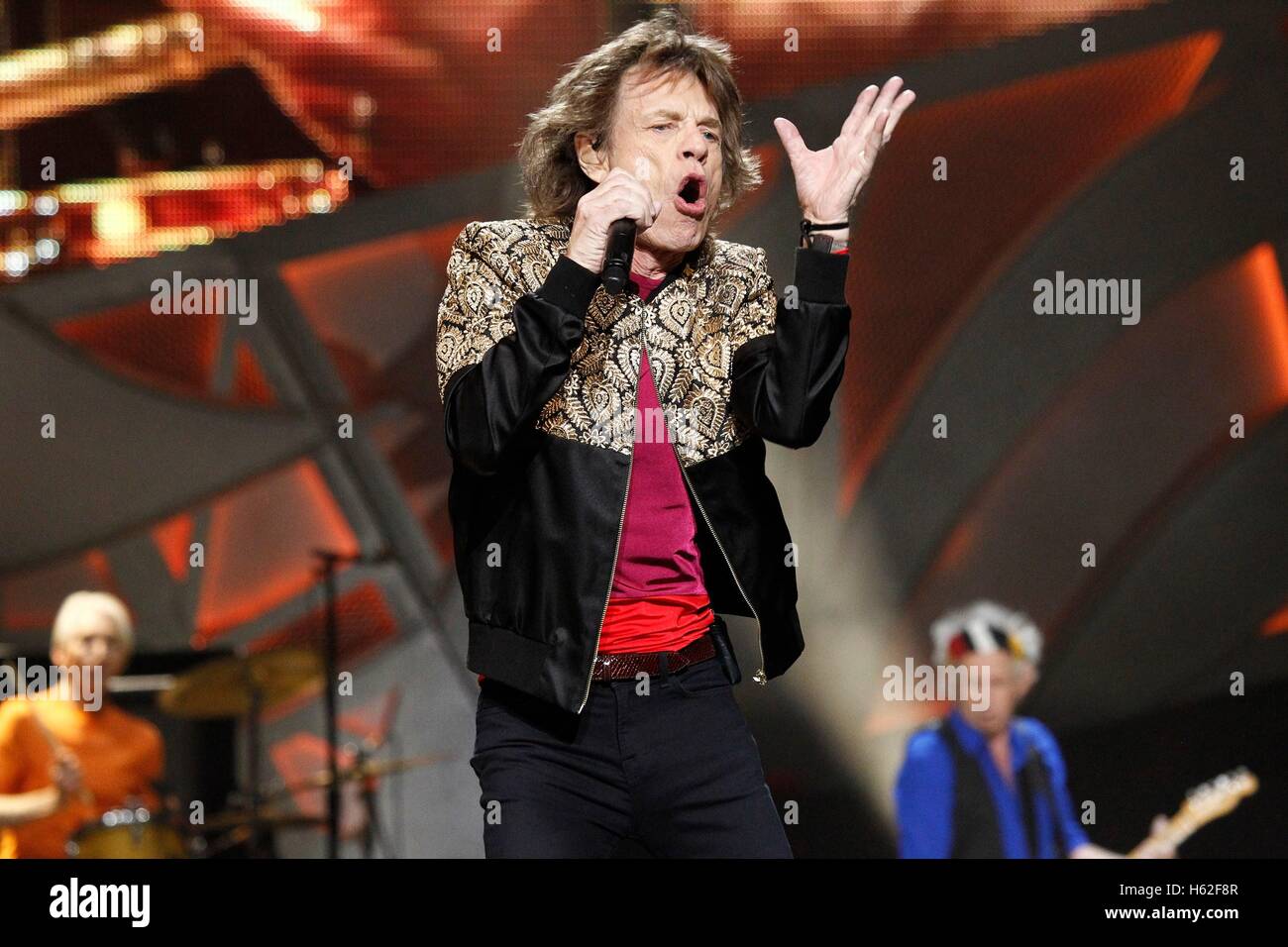 Las Vegas, NV, USA. 22nd Oct, 2016. Mick Jagger of The Rolling Stones