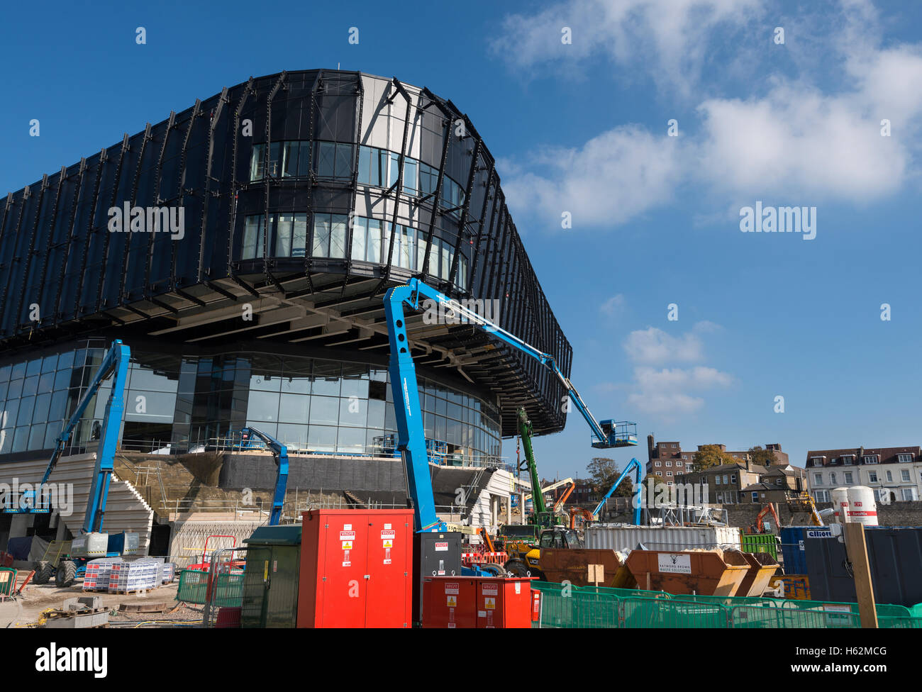 The construction of the WestQuay Watermark development in Southampton city centre in Hampshire, England, UK 23rd October 2016 Stock Photo