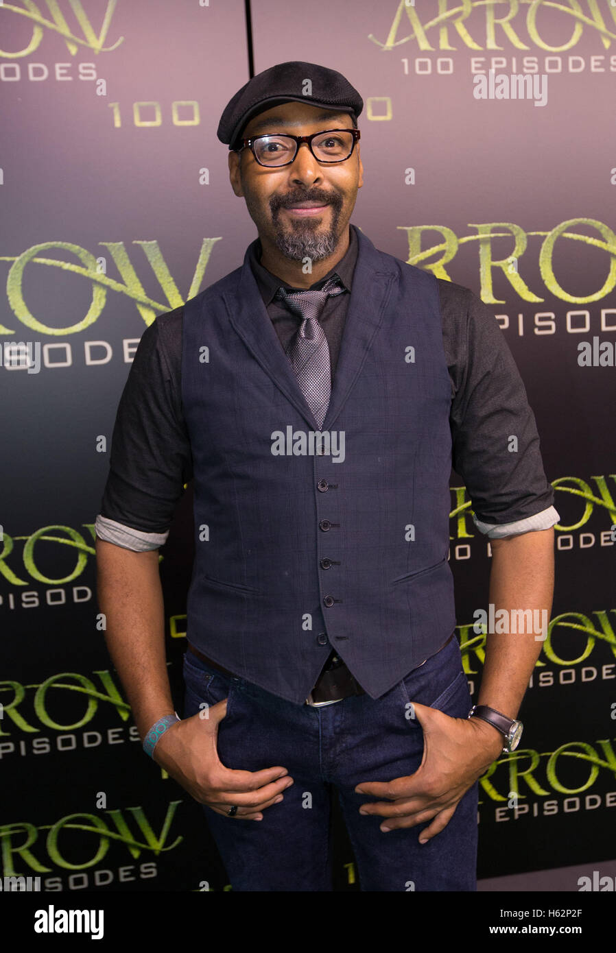 VANCOUVER, BC - OCTOBER 22: Jesse L. Martin at the 100th episode celebration for tv's Arrow at the Fairmont Pacific Rim Hotel in Vancouver, British Columbia on October 22, 2016. Credit: Michael Sean Lee/MediaPunch Stock Photo