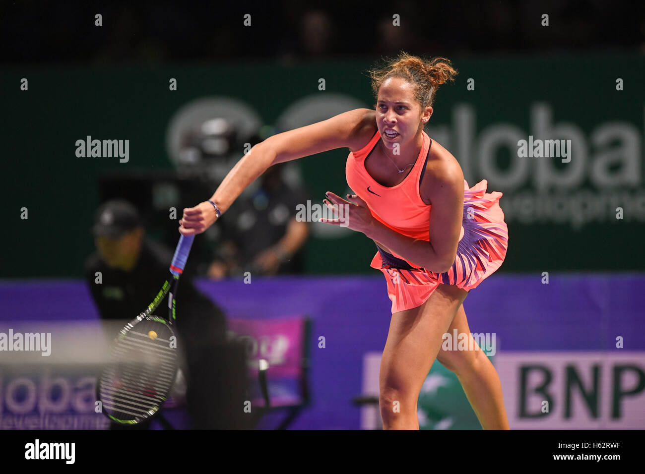 Newc For Rou Madison Keys (USA) lost to Simona Halep (ROU)/BNP PARIBAS WTA Final ...