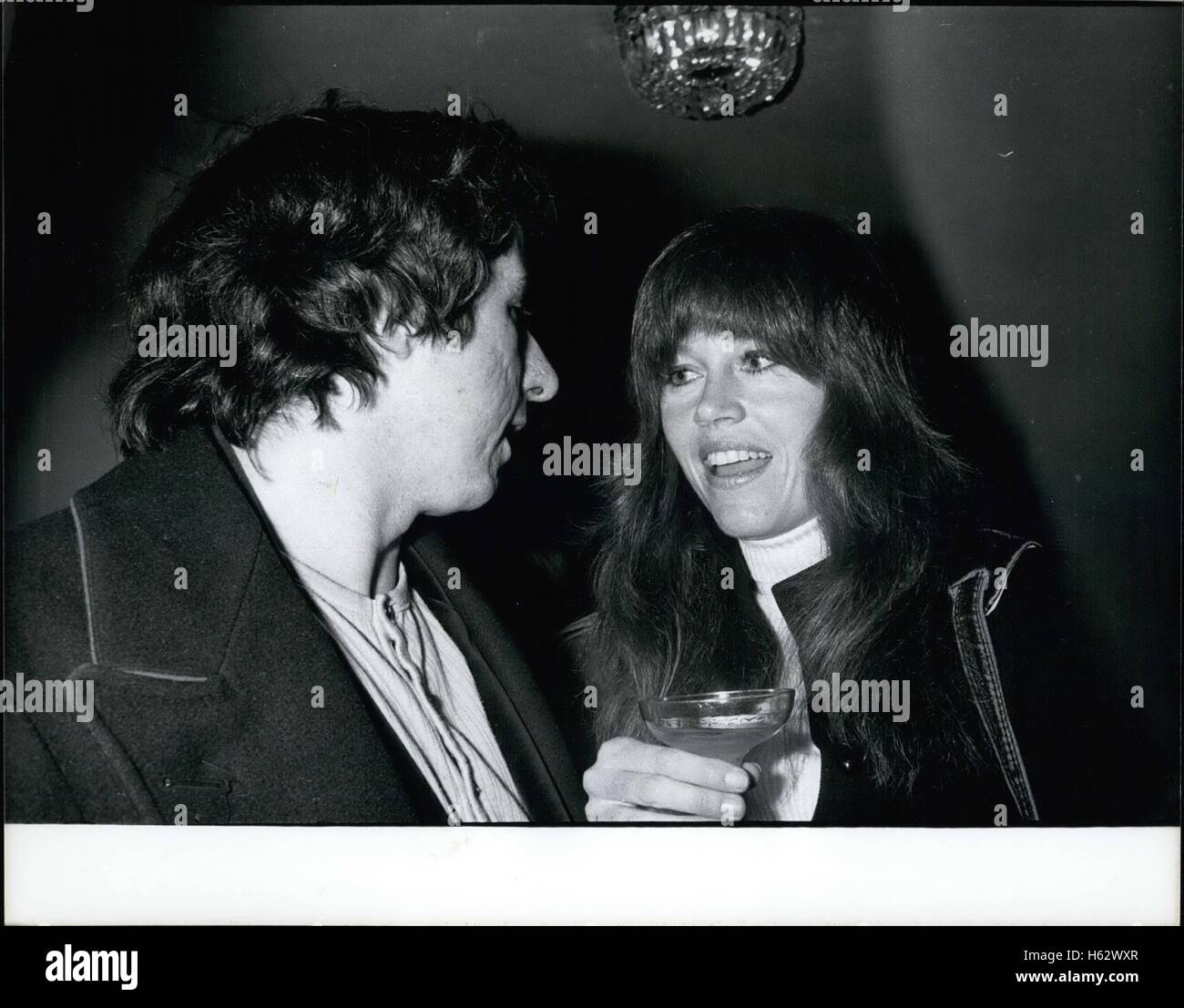Mar. 03, 1974 - Jane Fonda & Husband Tom Hayden © Keystone Pictures USA/ZUMAPRESS.com/Alamy Live News Stock Photo