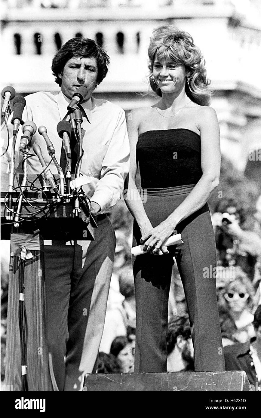 Tom Hayden Jane Fonda High Resolution Stock Photography and Images - Alamy