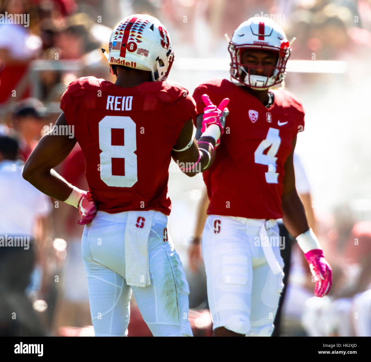 Palo Alto, California, USA. 22nd Oct, 2016. Stanford Safety Justin Reid ...