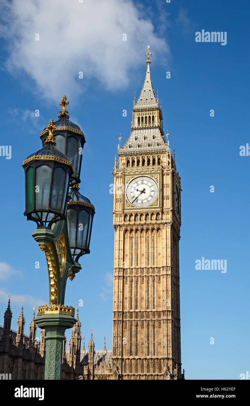 Famous Big Ben Clock Tower In London UK Stock Photo Alamy