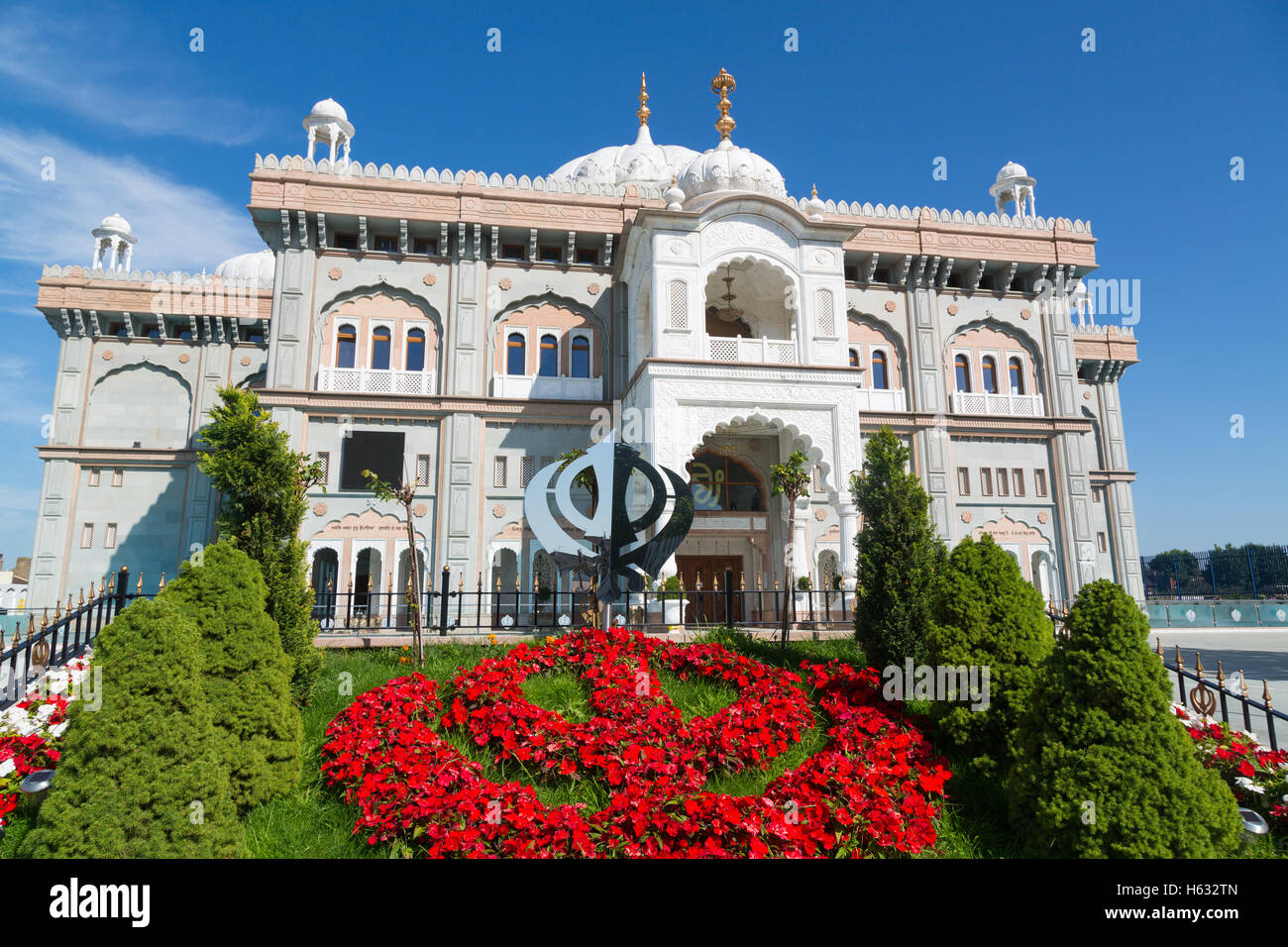 Sikh Temple in Gravesend, Kent Stock Photo