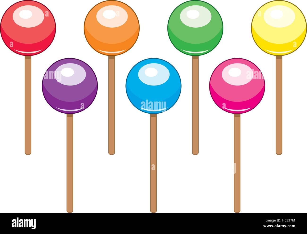 Lollipop vector vectors hi-res stock photography and images - Alamy