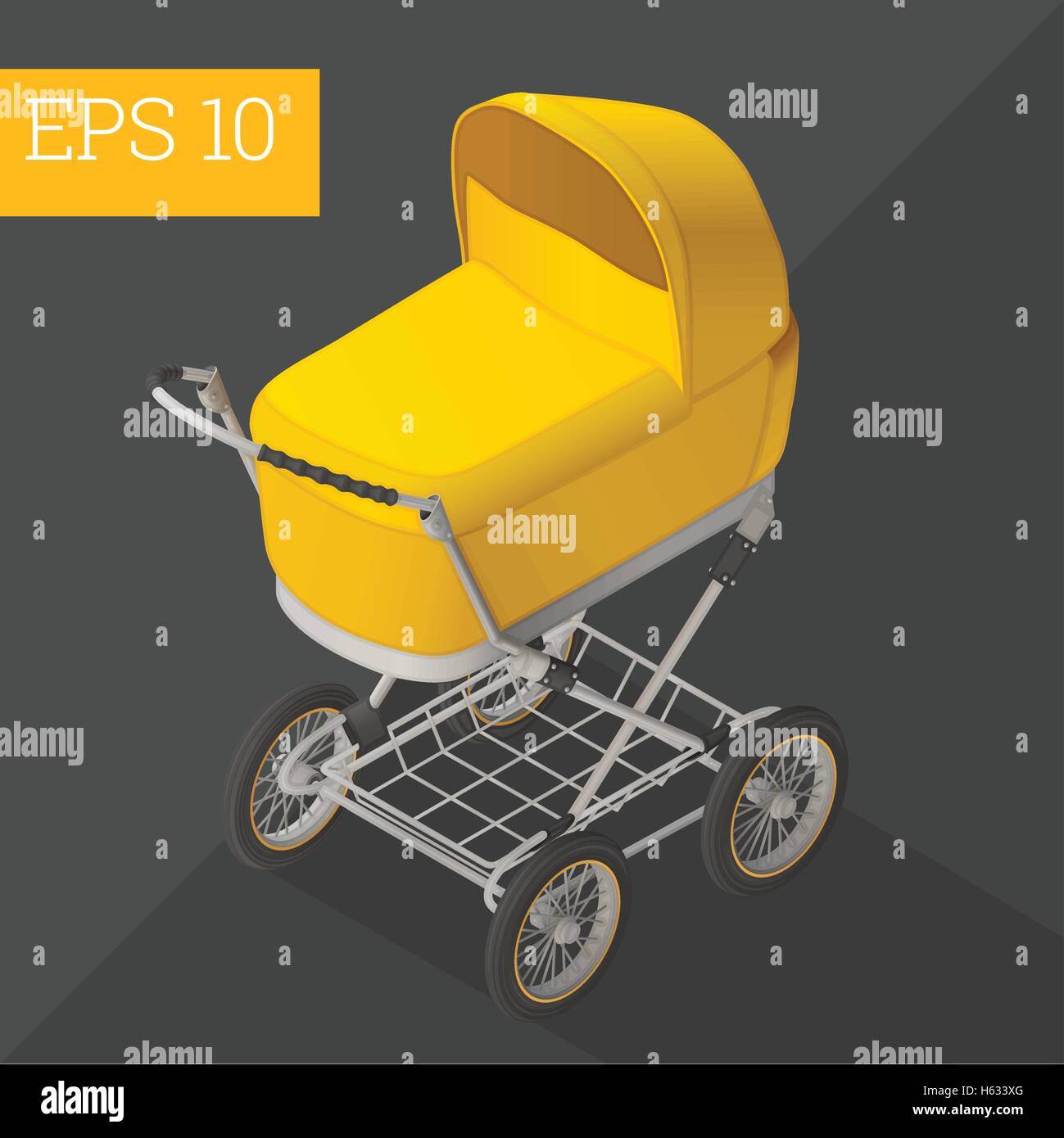 Baby Carriage Isometric Vector Illustration Stock Vector Image Art baby-carriage-isometric-vector-illustration-stock-vector-image-art