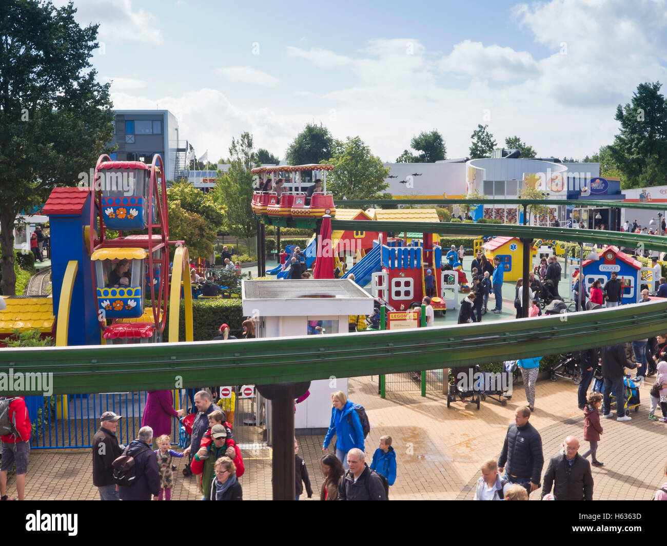 Lego Duplo attractions in Legoland Billund Denmark for the smaller kids  Stock Photo - Alamy