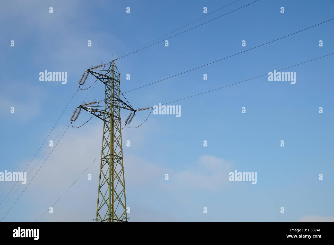 electric pole Stock Photo
