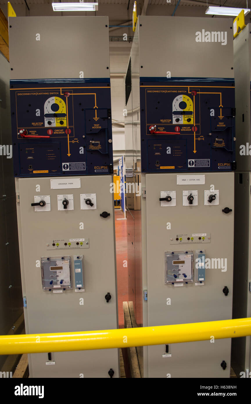 Electrical Switchgear, medium voltage, made in UK Stock Photo Alamy
