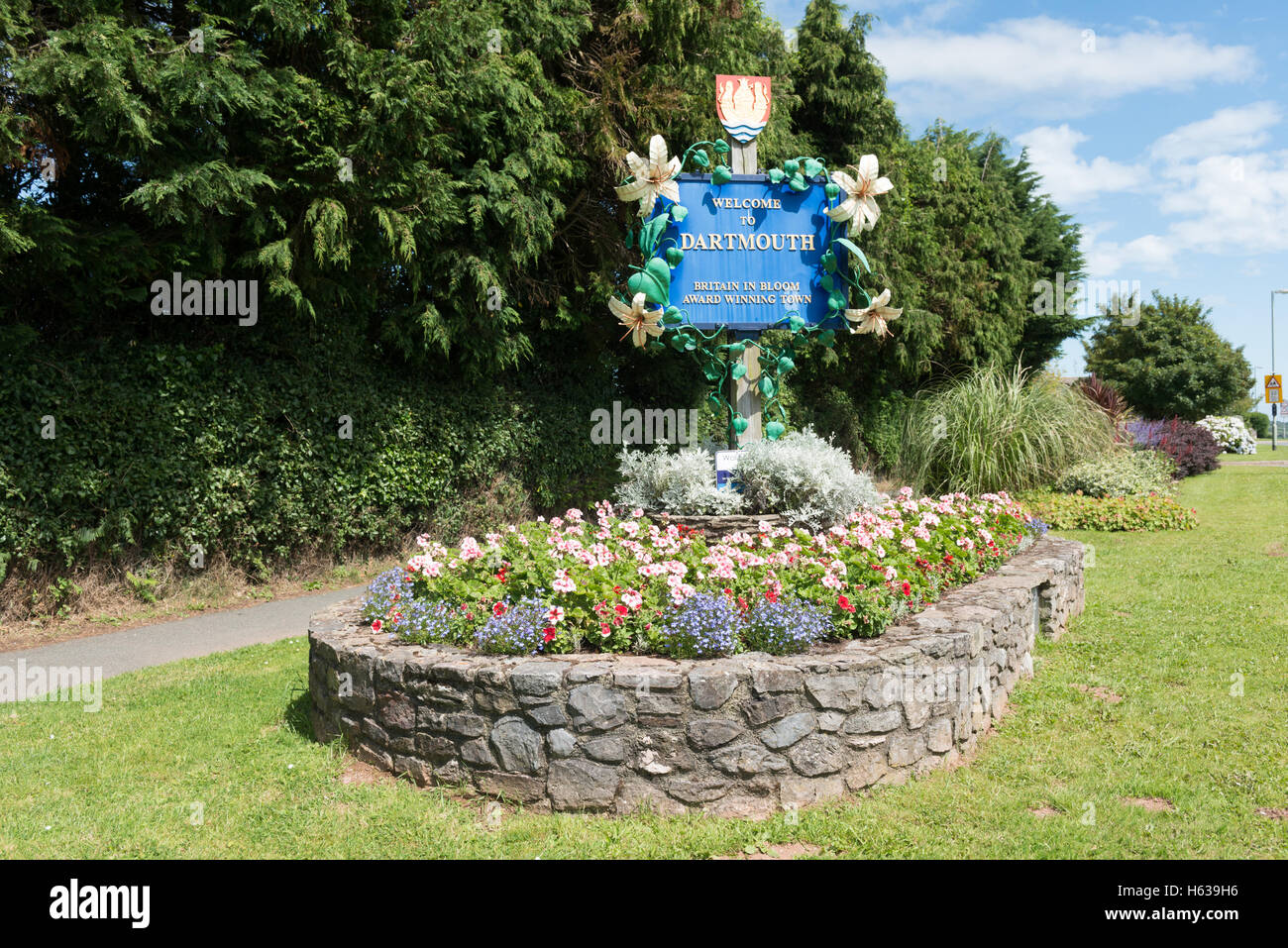 To Dartmouth Sign Stock Photo Alamy