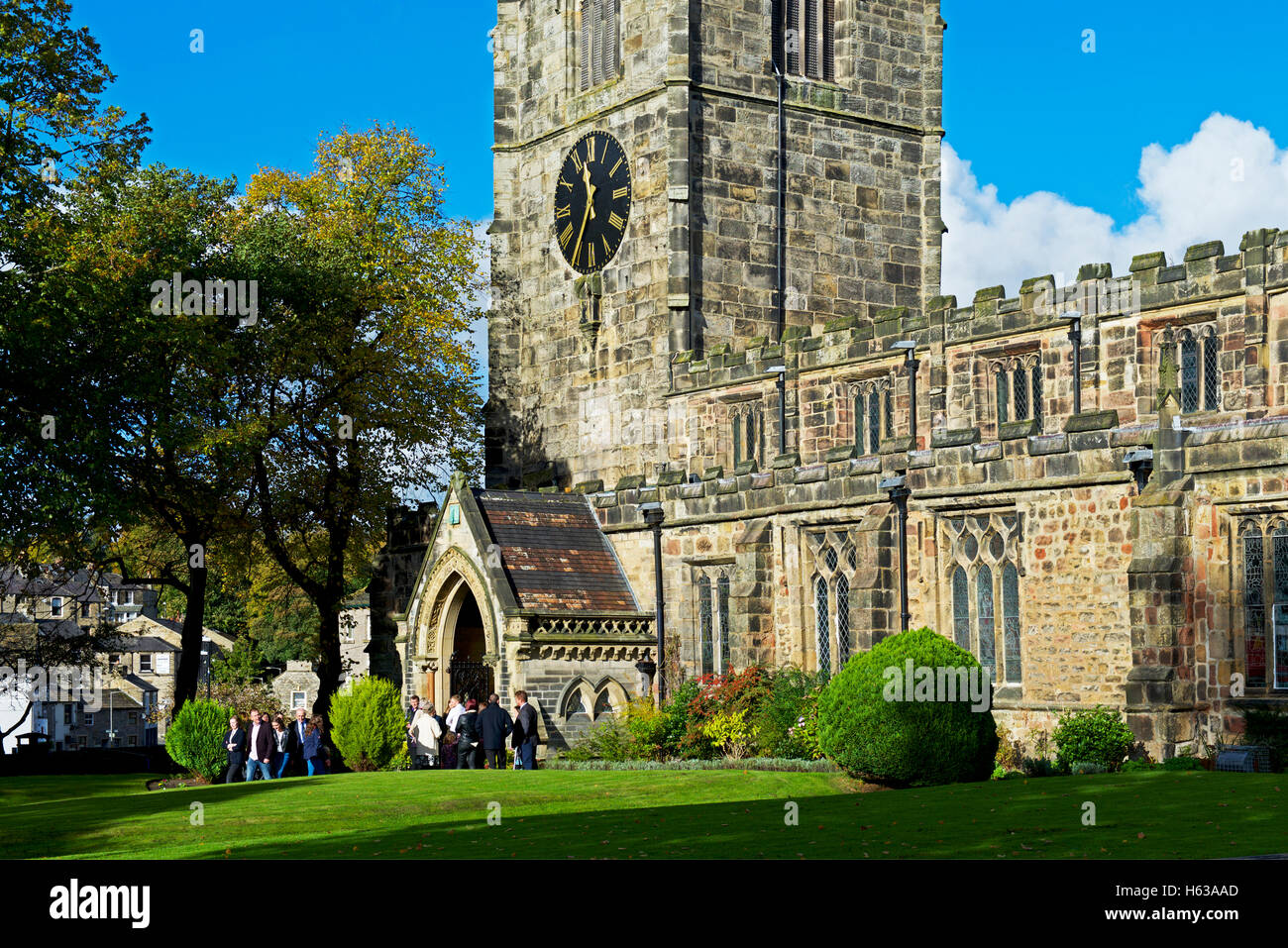 Holy Trinity Church, Skipton, North Yorkshire, England UK Stock Photo ...