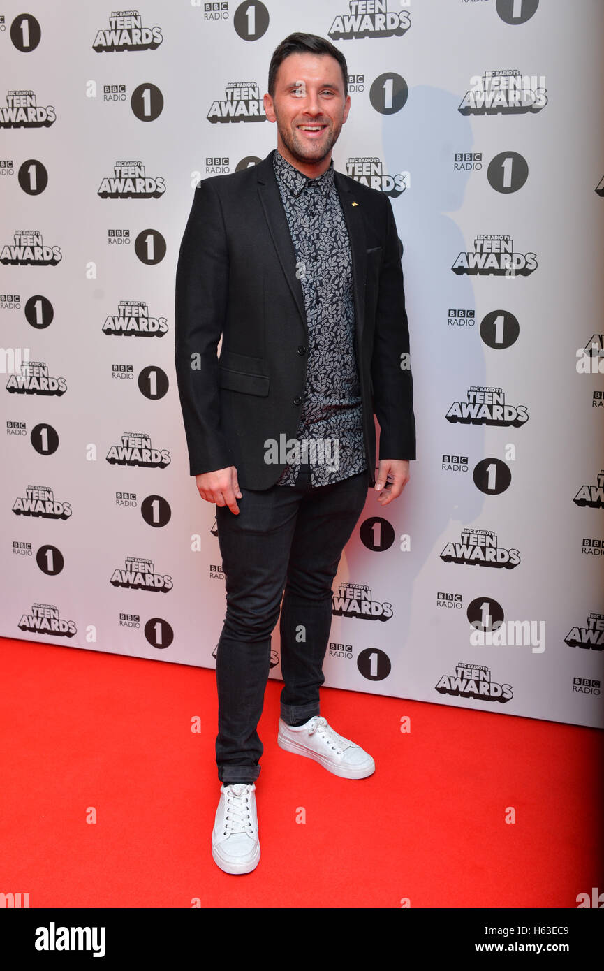 Danny Howard attending the BBC Radio 1 Teen Awards, held at the SSE Wembley  Arena in London. See PA Story SHOWBIZ Teen Stock Photo - Alamy