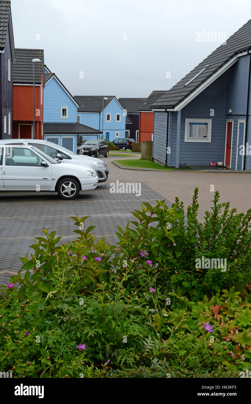 Housing and property in Shetland Lerwick Scotland Stock Photo Alamy