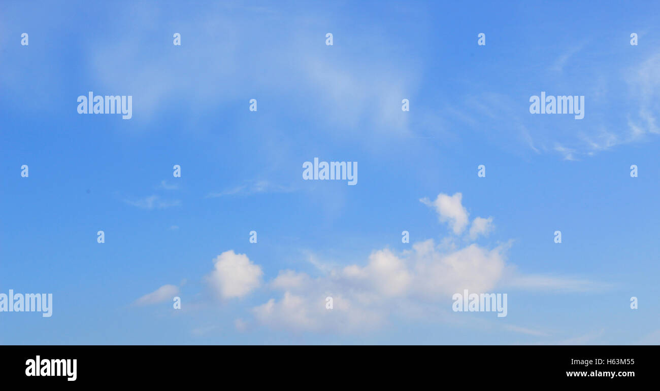 Clouds on blue sky Stock Photo