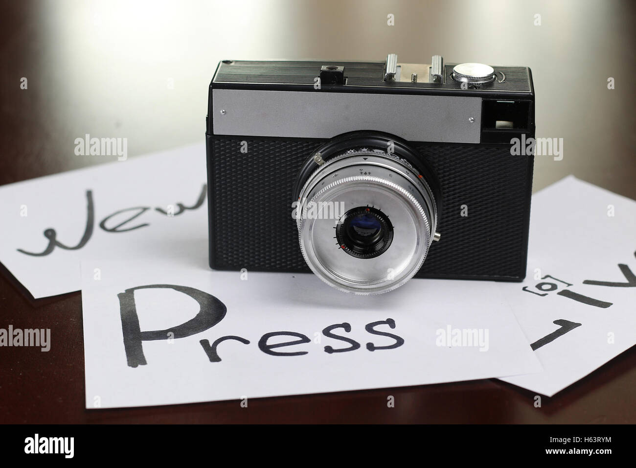News camera journalism Stock Photo Alamy