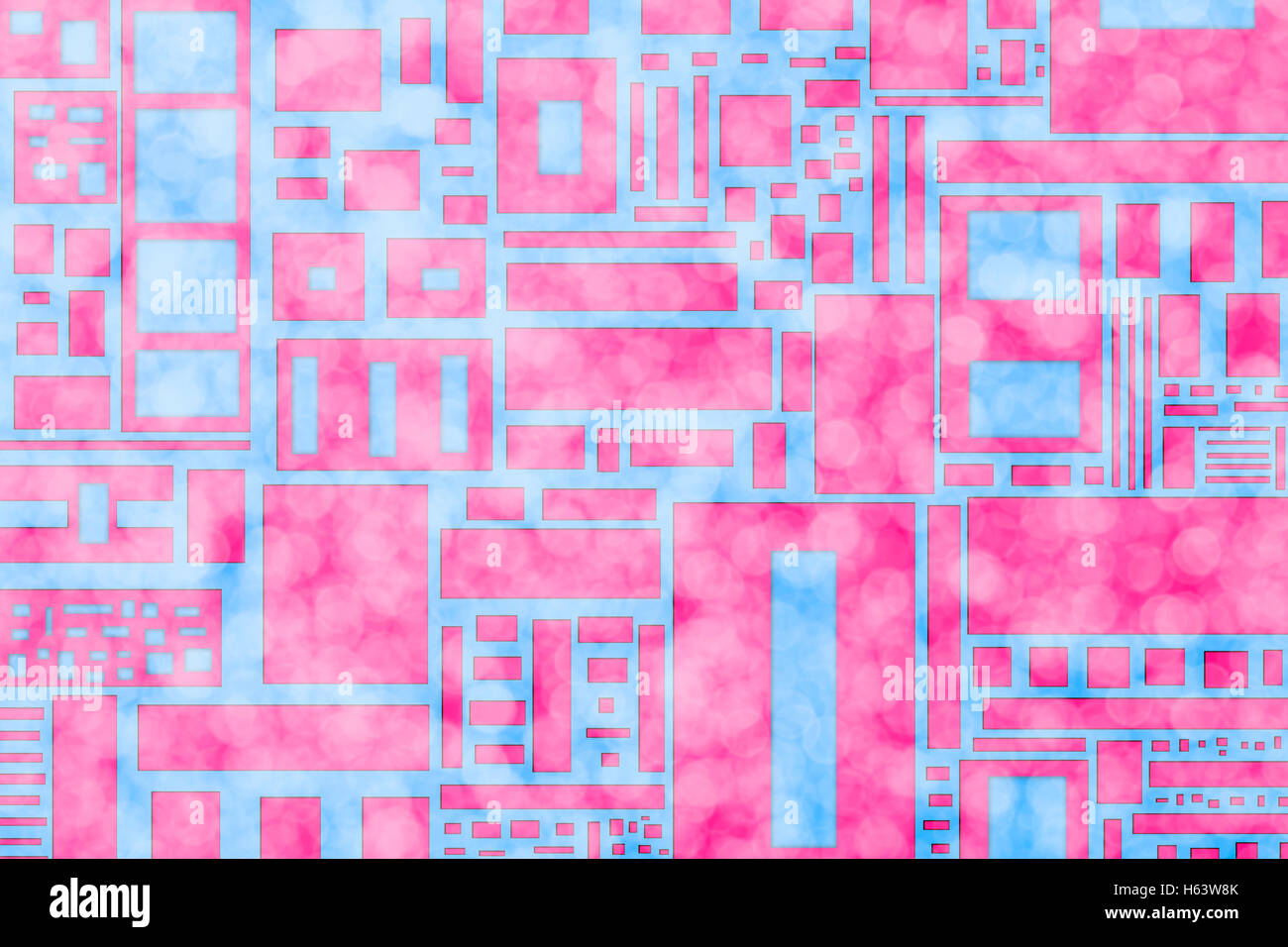 Confusing Rectangles Modern geometric design colorful rectangles hi-res stock photography ...